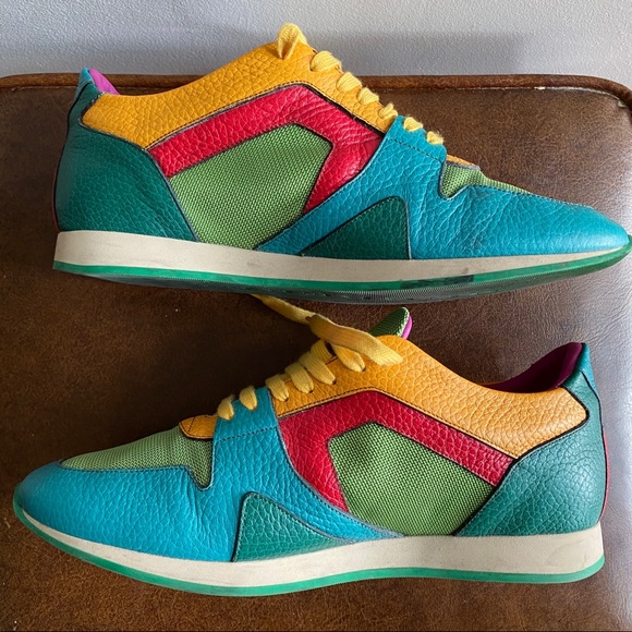 Burberry Prorsum The Field Color Block Sneakers - Picture 4 of 12